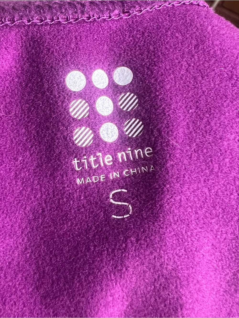 Title Nine Purple Regulator Hooded Long Sleeve Dress - Picture 4 of 5